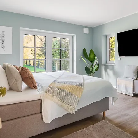 Ferienwohnung Lake House Mit Fruehstueck -Hunde Willkommen-